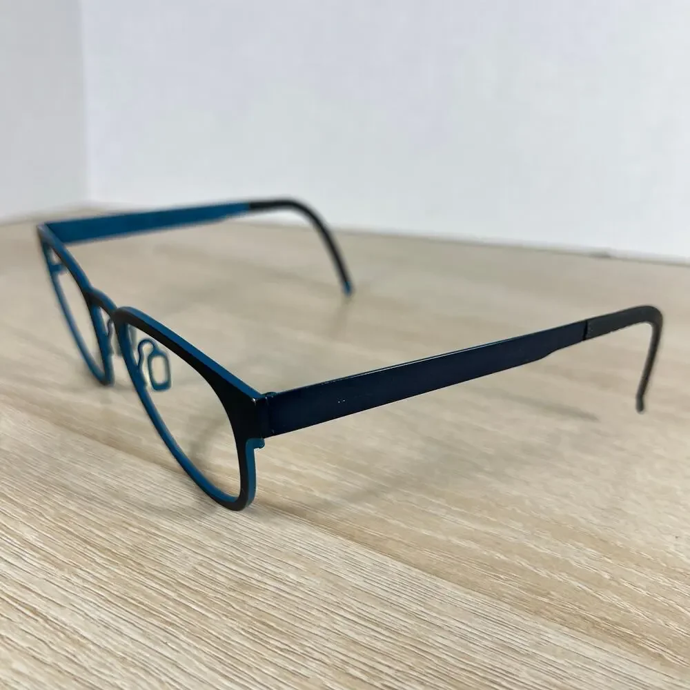 Orgreen Oldman 477 Eyeglasses Blue Titanium Frames Only 49-21-147 Japan